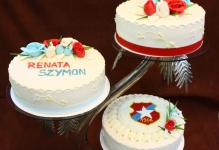 Tort weselny 747